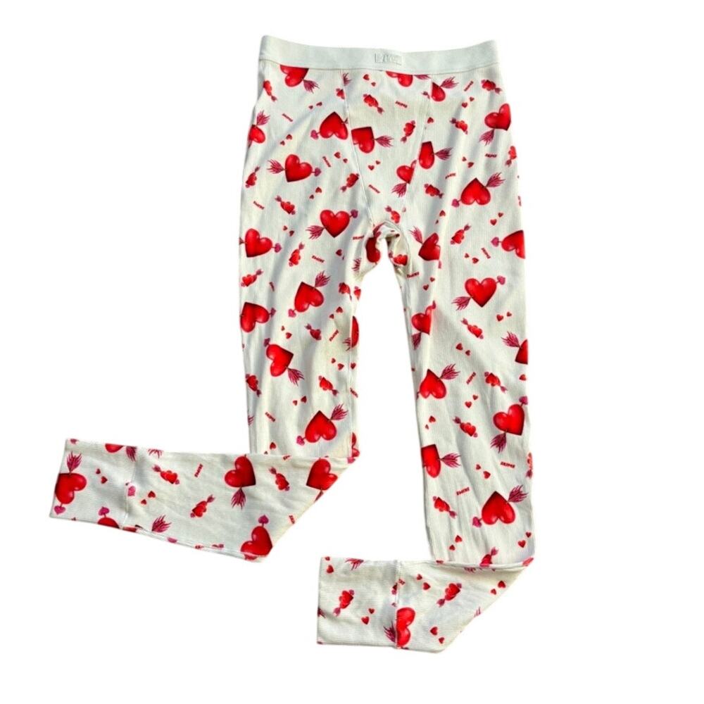 NWOT SKIMS Cotton Rib Leggings in Marble Heart and Arrow Special Edition M